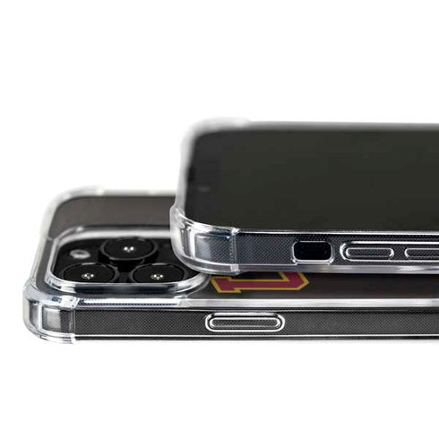 University of Southern California USC Logo Black Distressed iPhone 16 Pro MagSafe Case